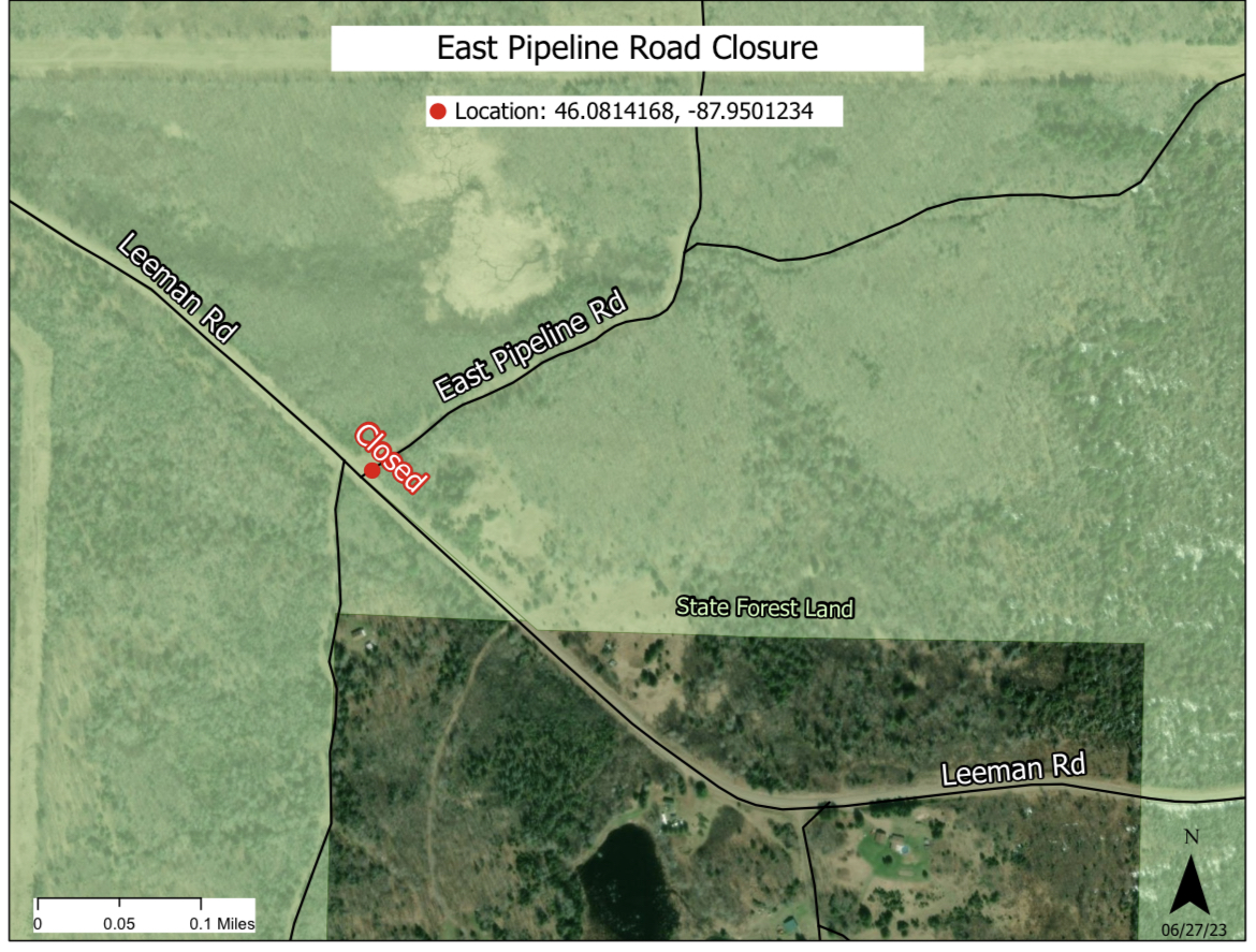 DNR Closing Road In Dickinson County For Culvert Replacement ...